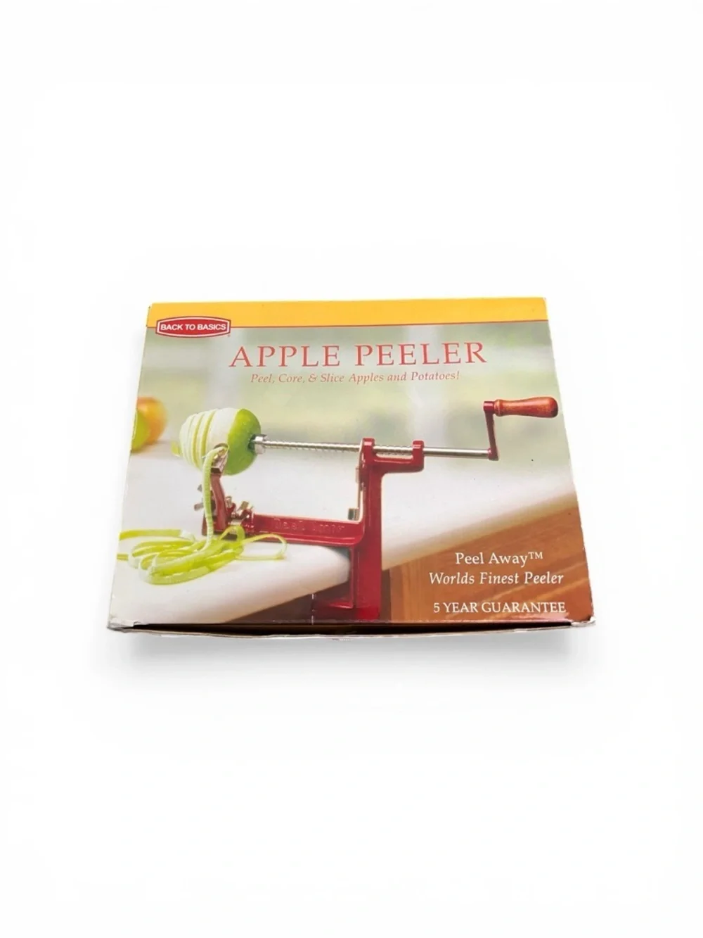 VINTAGE Back2Basics Red Apple Peeler